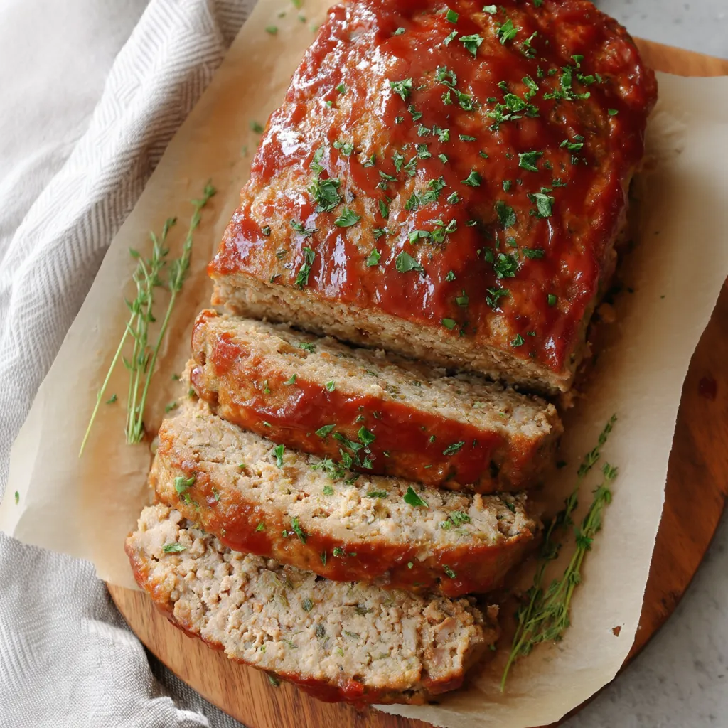 Meatloaf with glaze