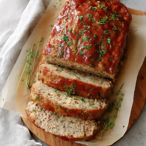 Meatloaf with glaze