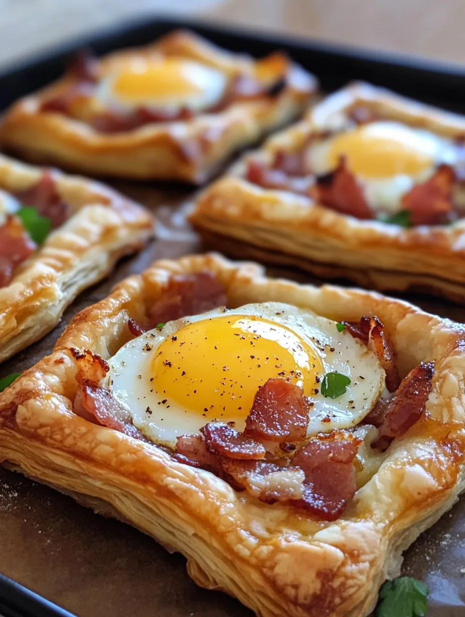 Bacon and Egg Galettes