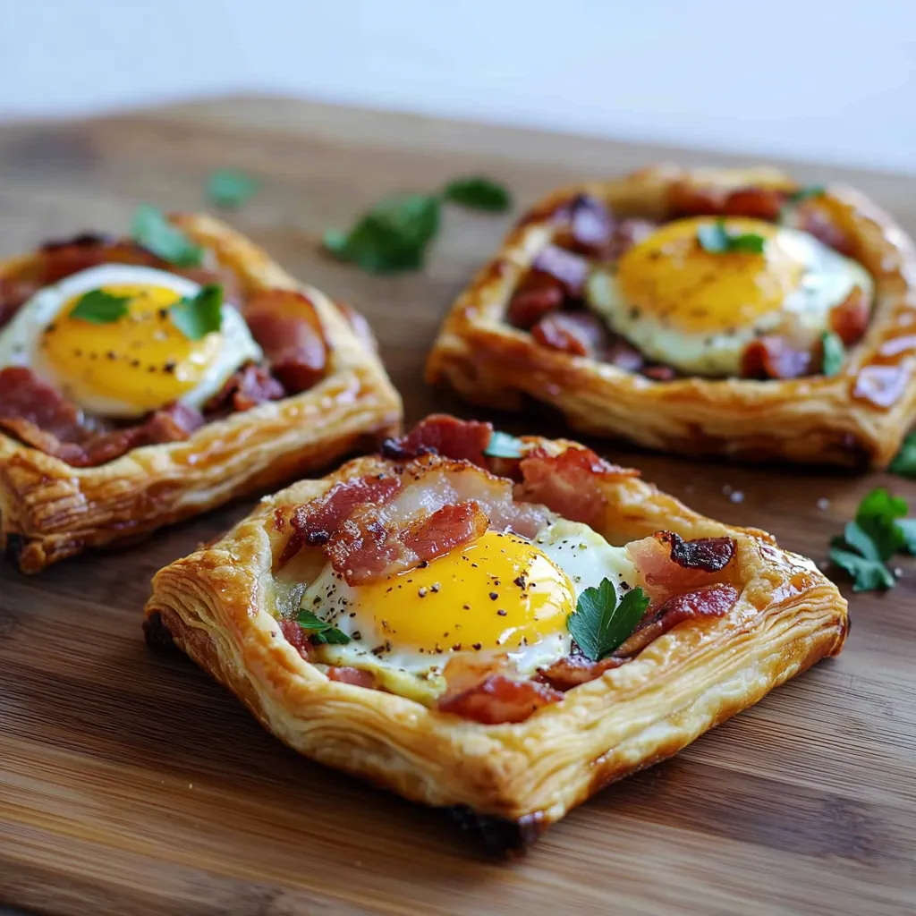 Bacon and Egg Galettes