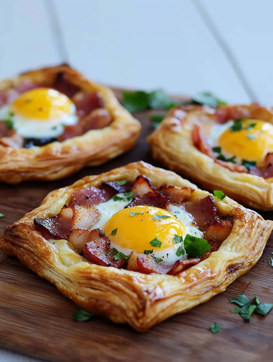 Bacon and Egg Galettes