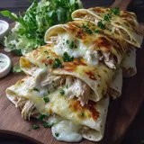 Crispy Cheesy Garlic Wraps