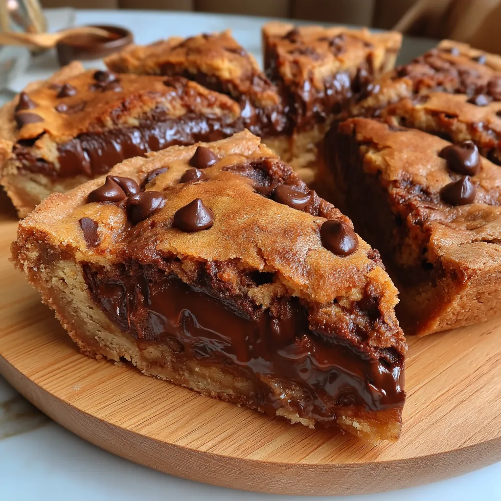 Gooey Nutella Cookie Pie