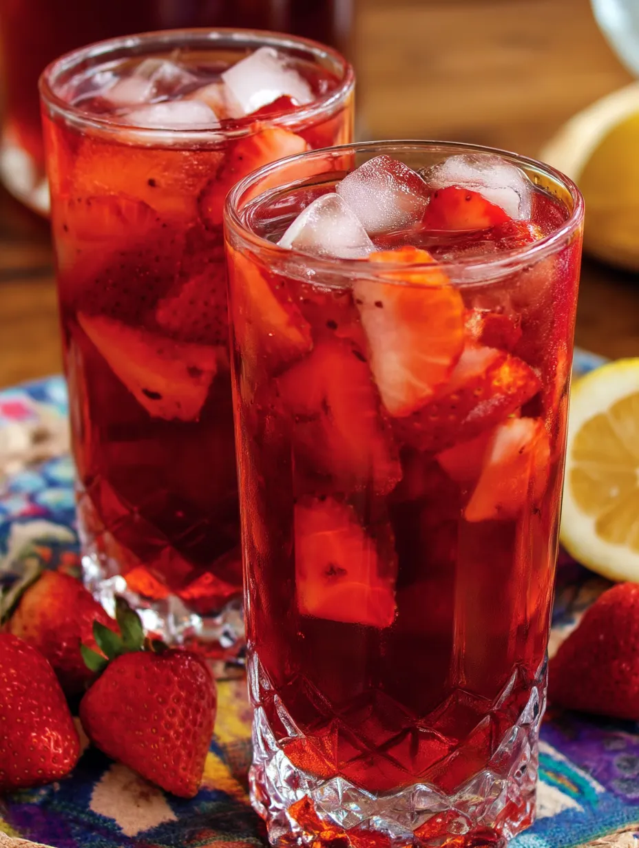 Strawberry Sweet Tea