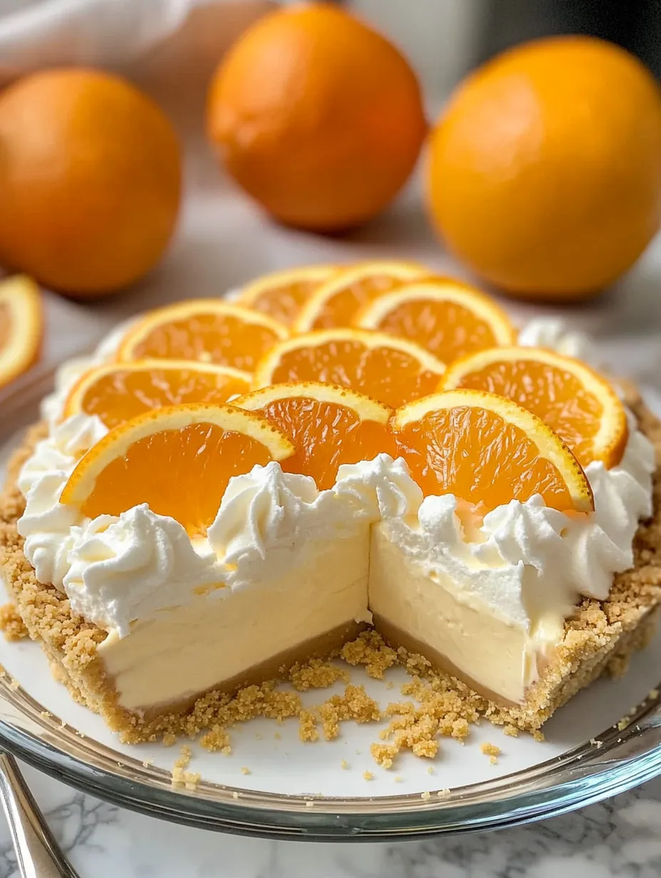 Orange Creamsicle Pie