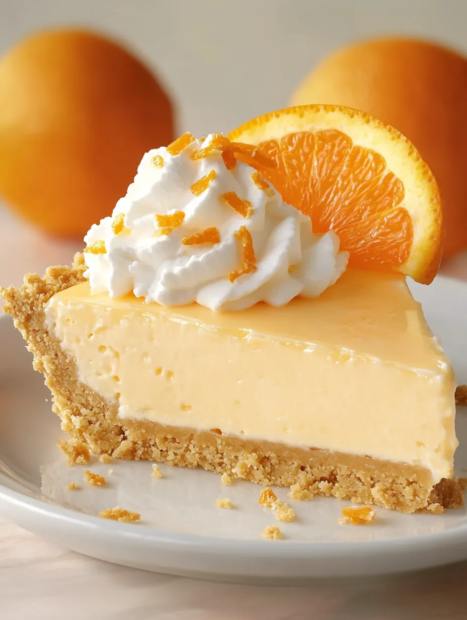 Orange Creamsicle Pie