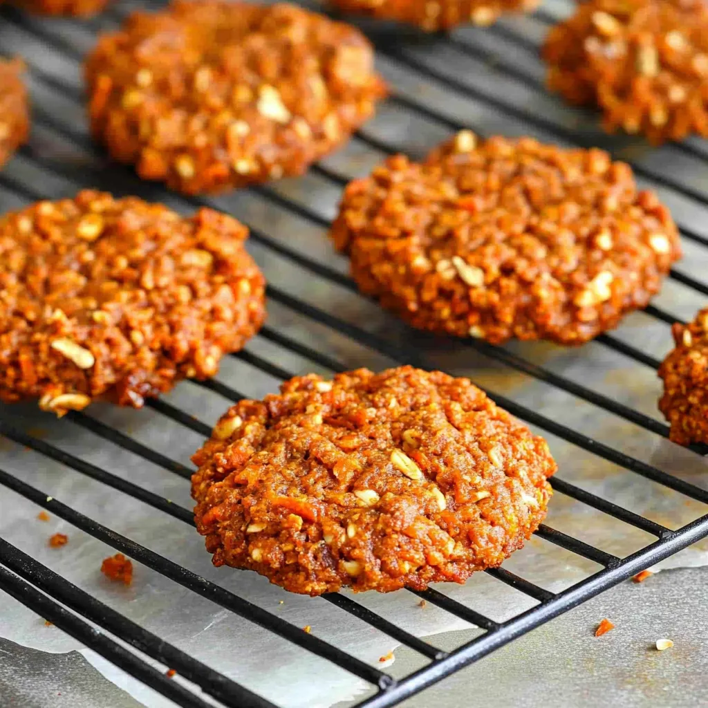 Healthy Carrot Oatmeal Cookies