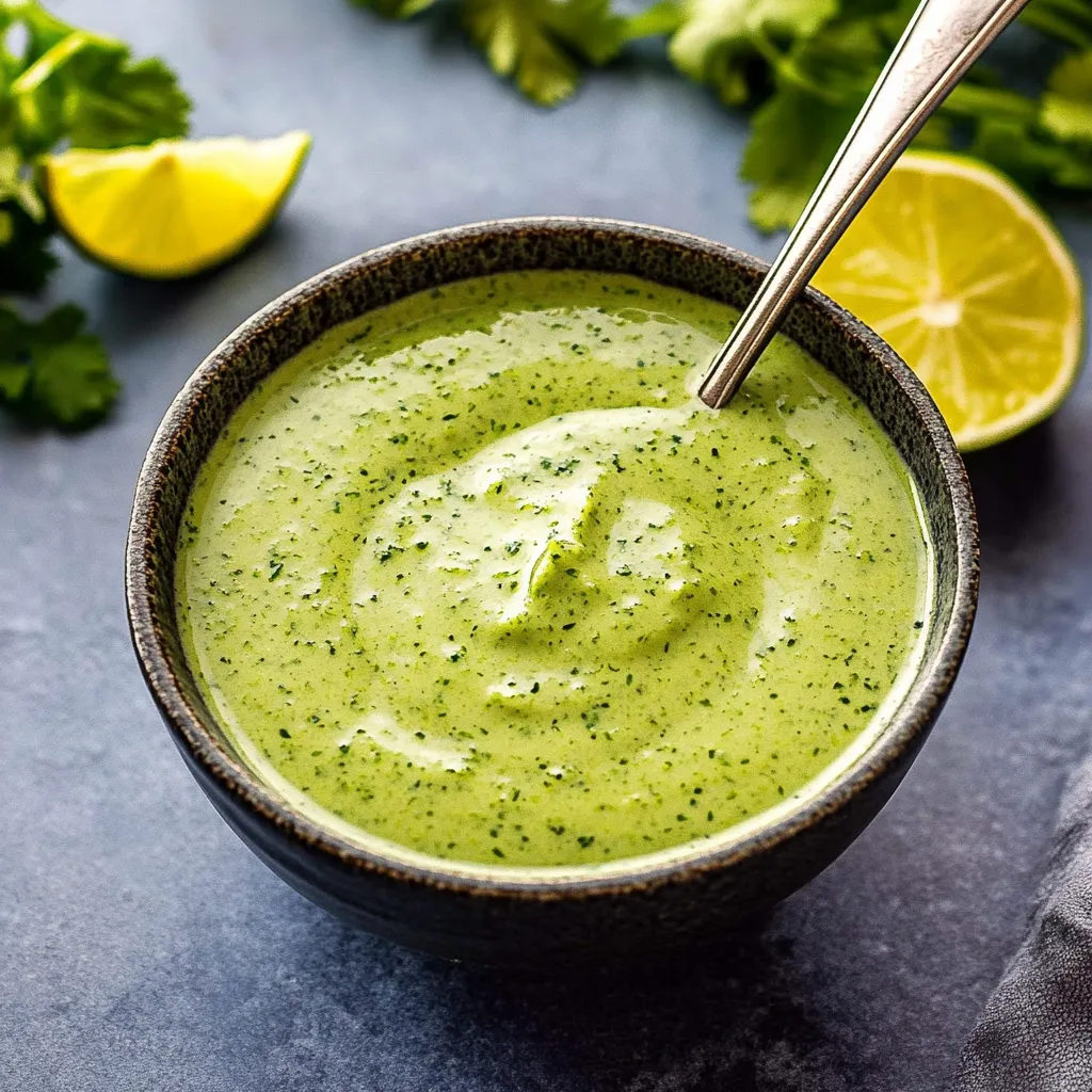 Creamy Cilantro Lime Sauce