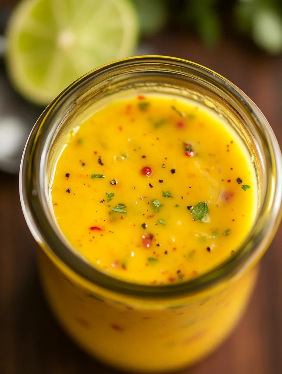 Sweet and Spicy Mango Salad Dressing