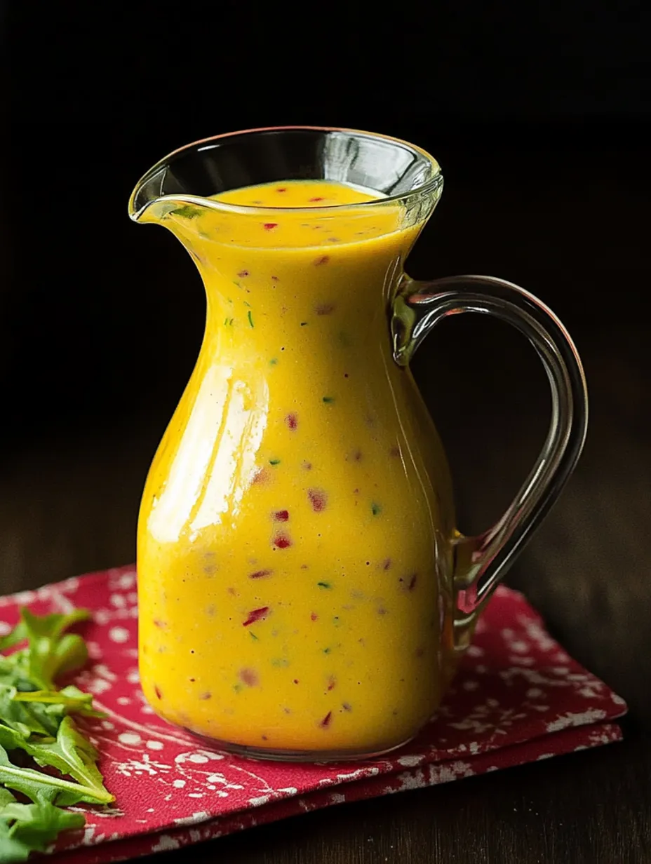 Sweet and Spicy Mango Salad Dressing