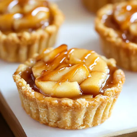 Caramel Apple Shortbread Tarts