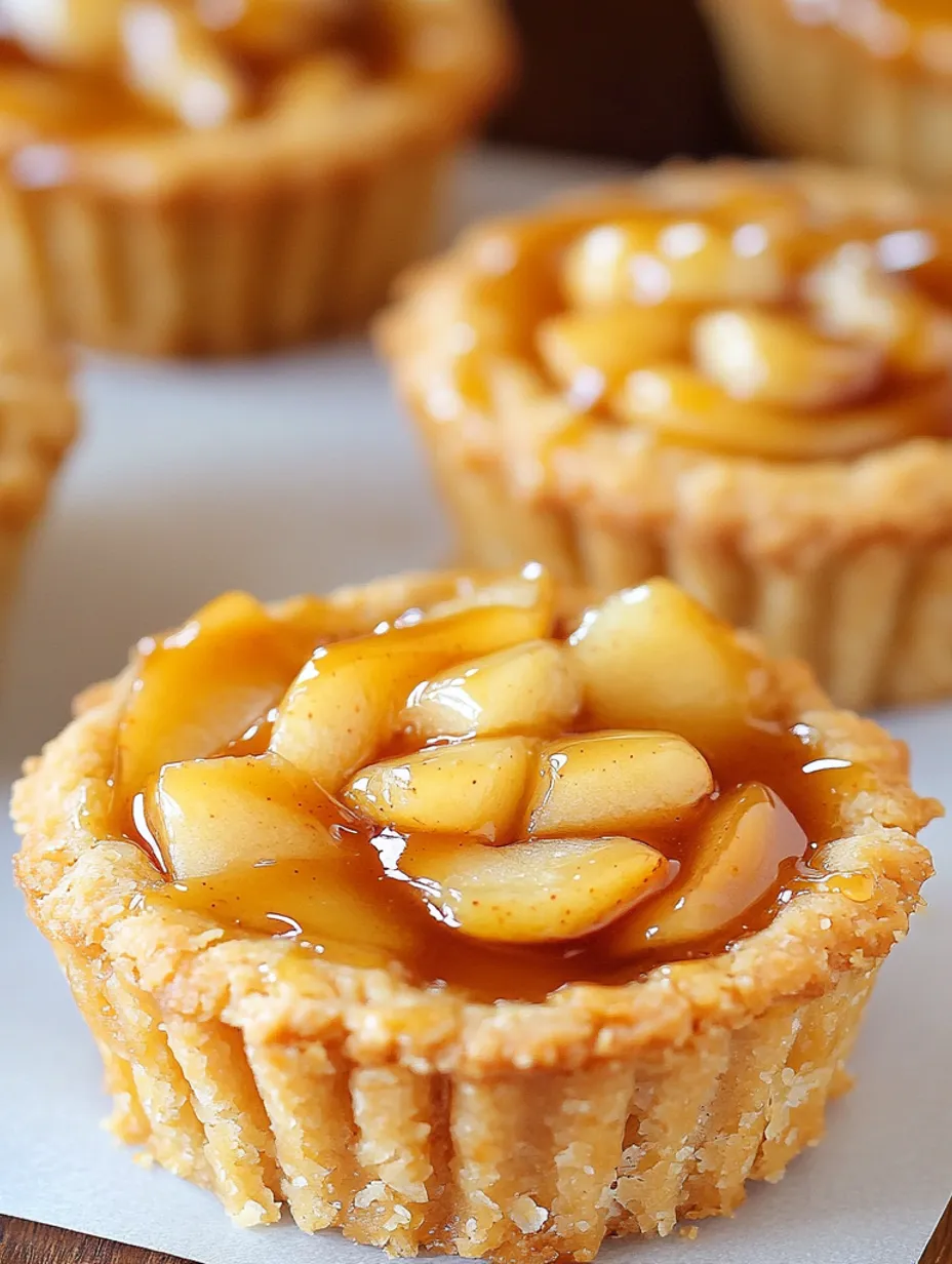 Caramel Apple Shortbread Tarts