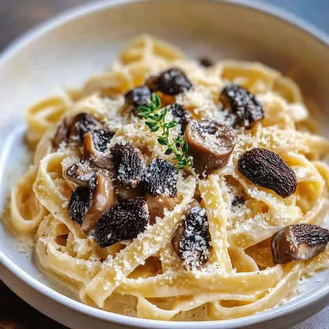Creamy Morel Mushroom Pasta