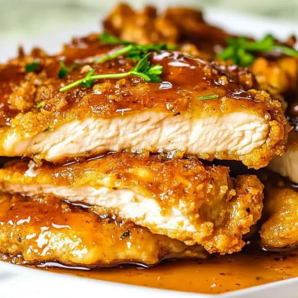 Double Crunch Honey Garlic Chicken