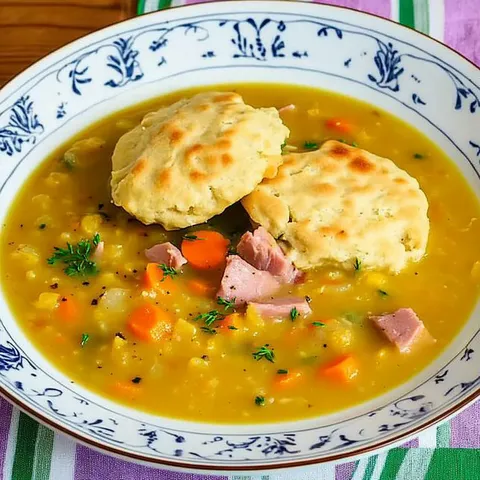 Newfoundland Pea Soup with Dough Boys