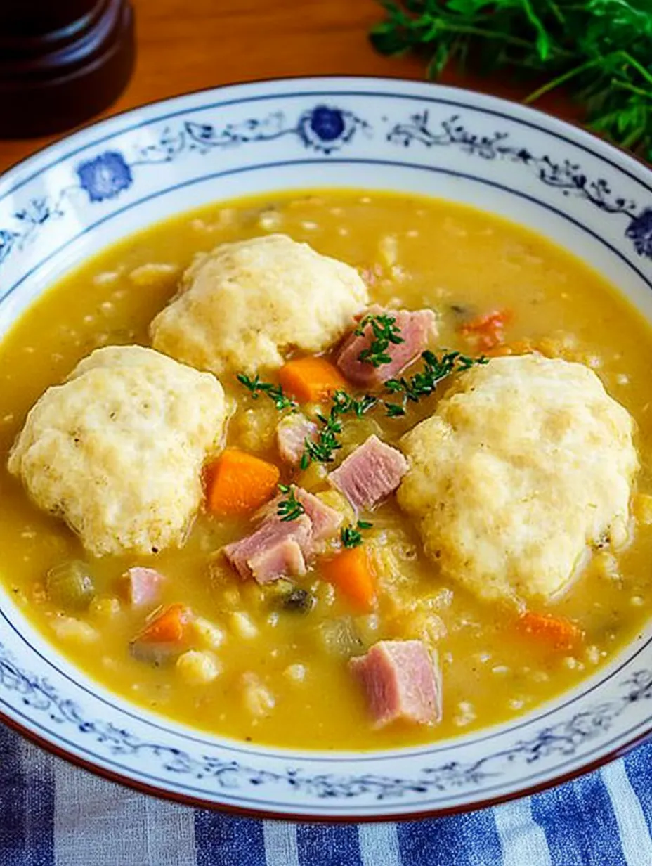 Newfoundland Pea Soup with Dough Boys