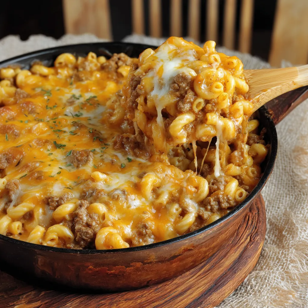 Cheesy Beef Bake