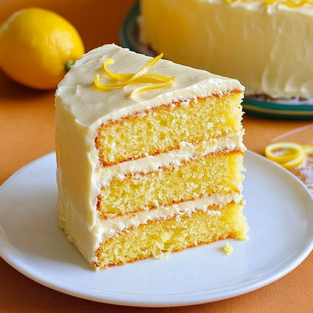 Lemon Velvet Cake