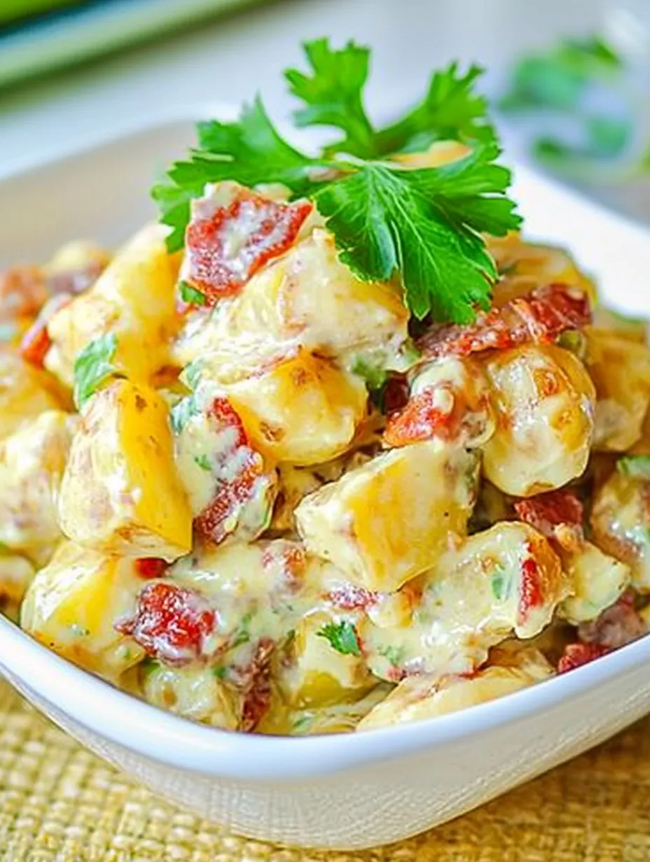 Sweet Mustard Bacon Potato Salad