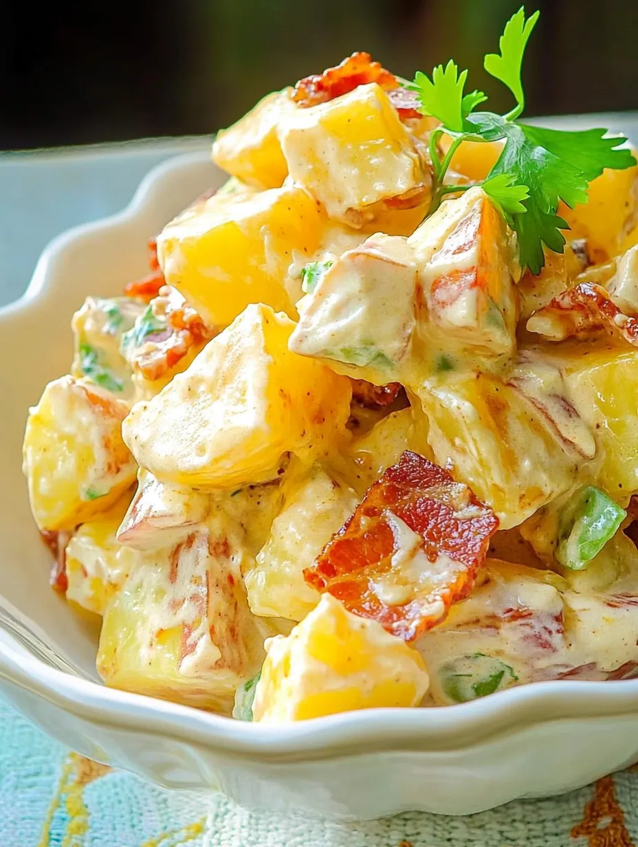 Sweet Mustard Bacon Potato Salad