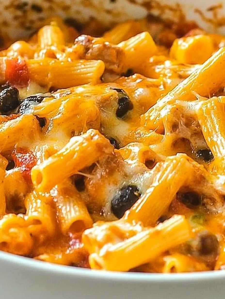 BBQ Chicken Pasta Bake