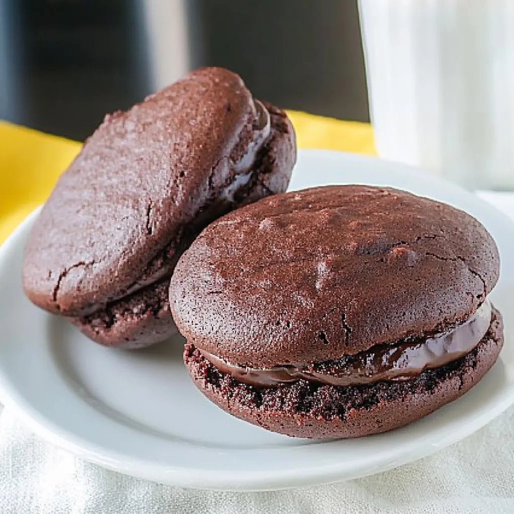 Double Chocolate Whoopie Pies