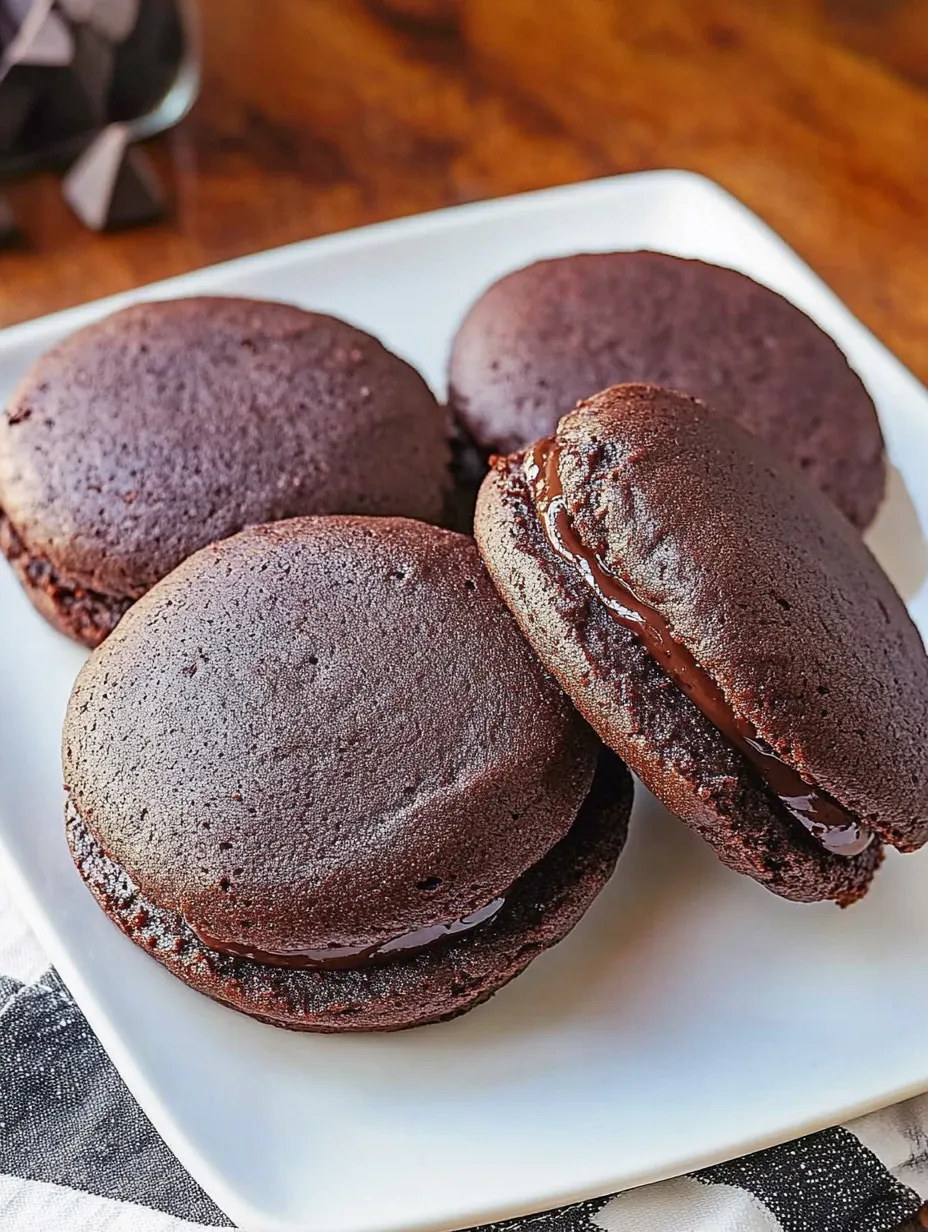 Double Chocolate Whoopie Pies