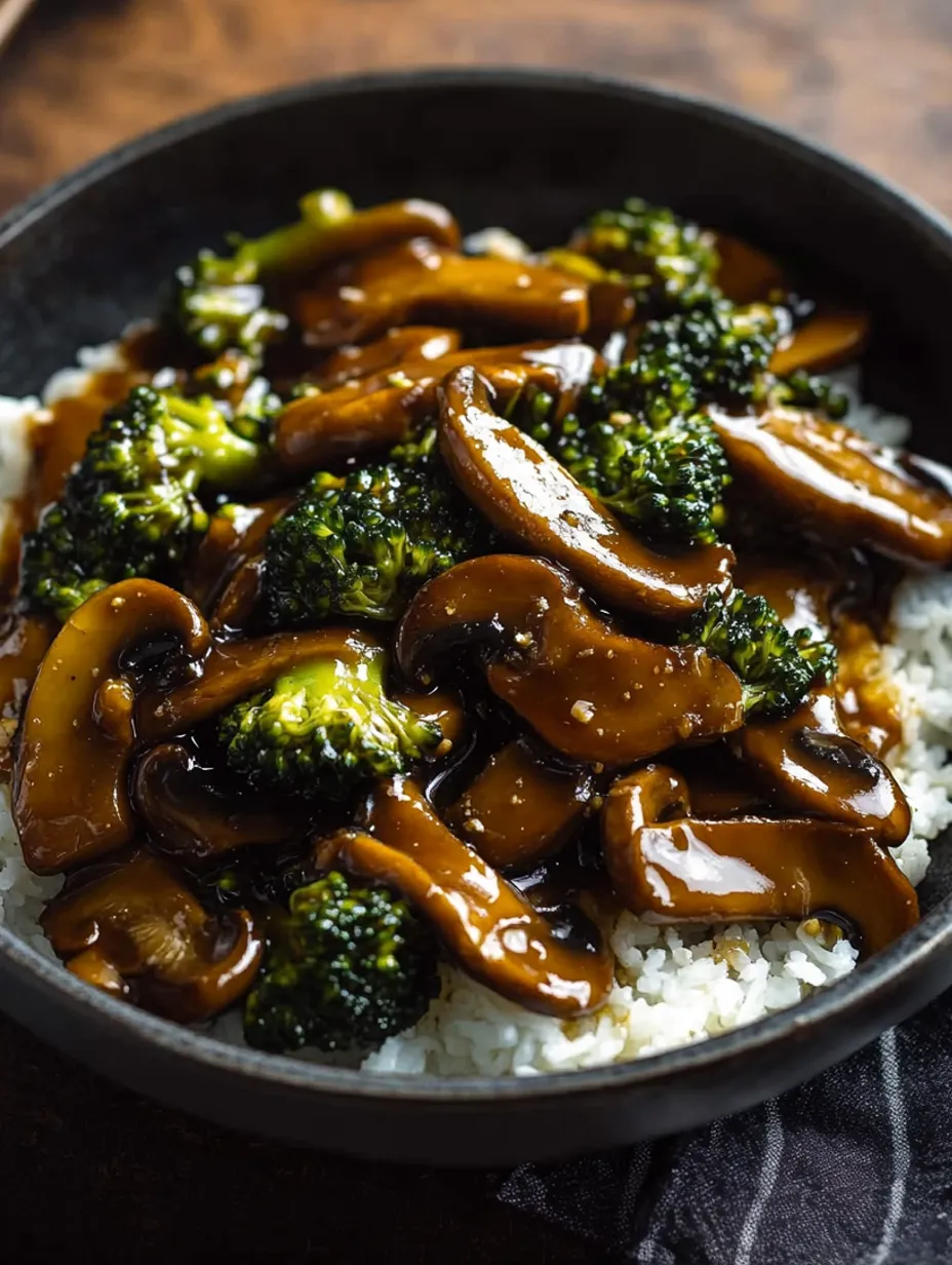 Vegan Teriyaki Oyster Mushrooms