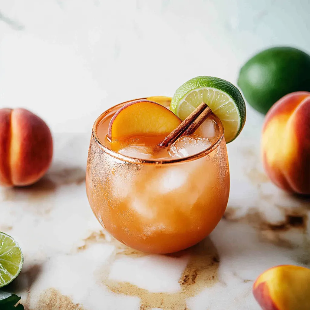Peach Moscow Mule