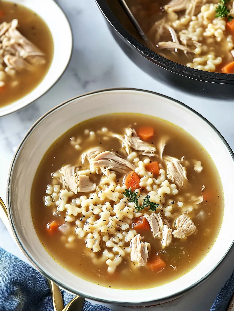 Chicken Spaetzle Soup