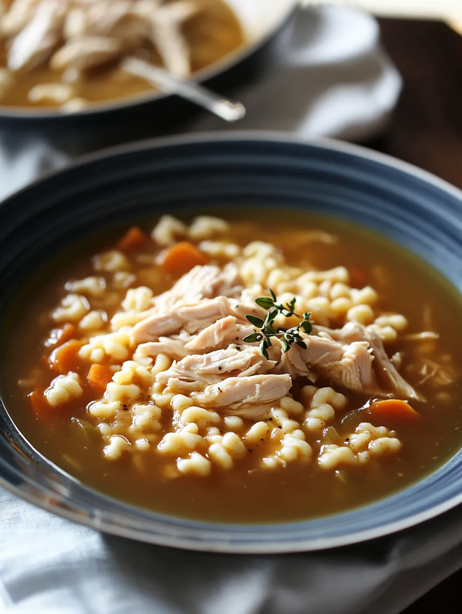 Chicken Spaetzle Soup