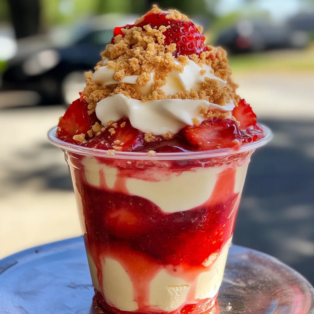 Strawberry Cheesecake Cup