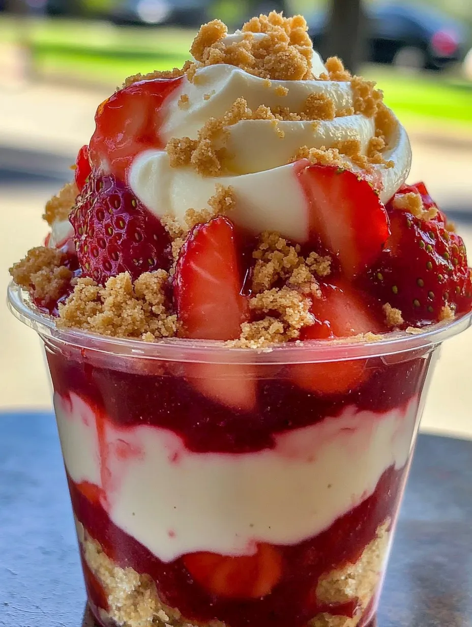Strawberry Cheesecake Cup