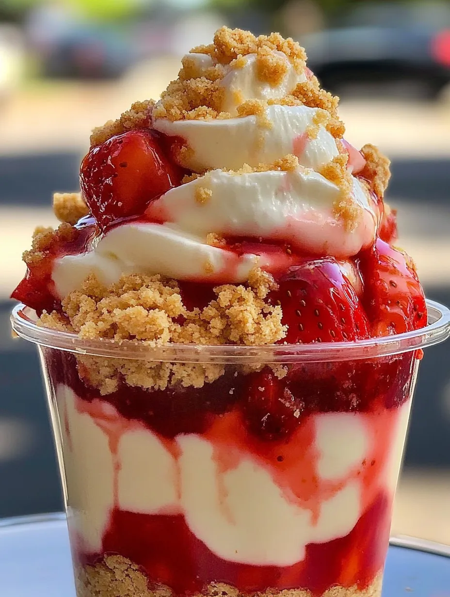 Strawberry Cheesecake Cup