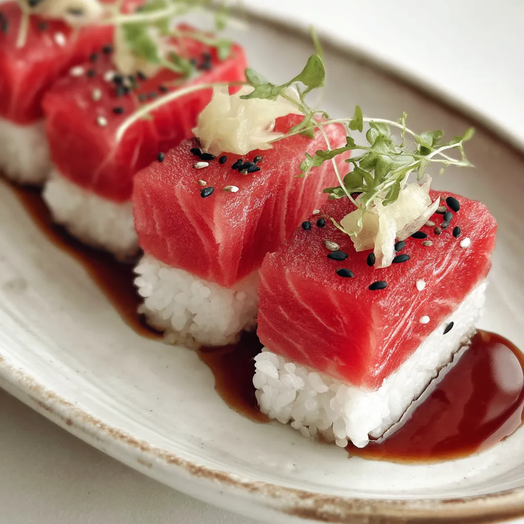 Mind-blowing watermelon sushi
