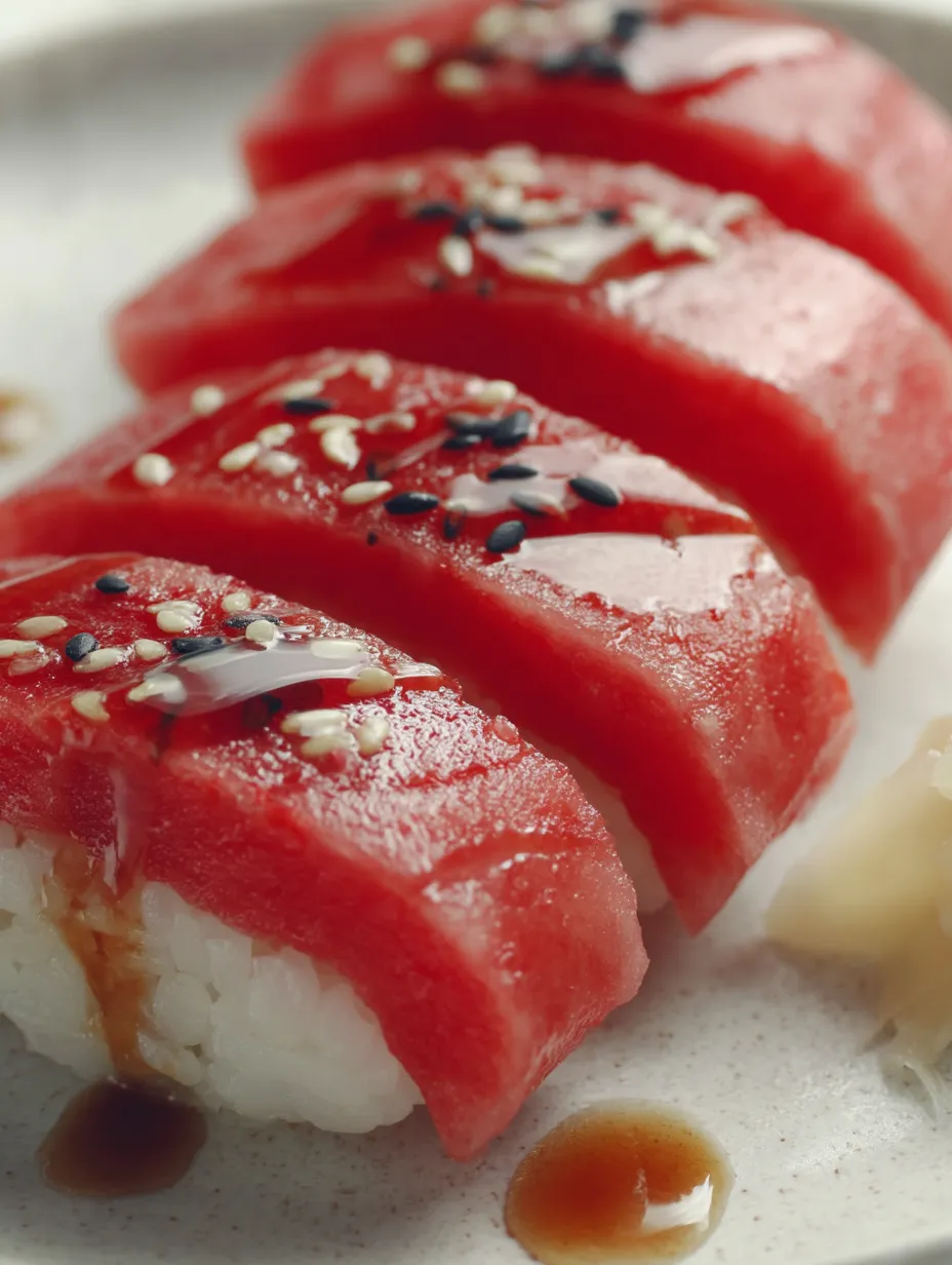 Mind-blowing watermelon sushi