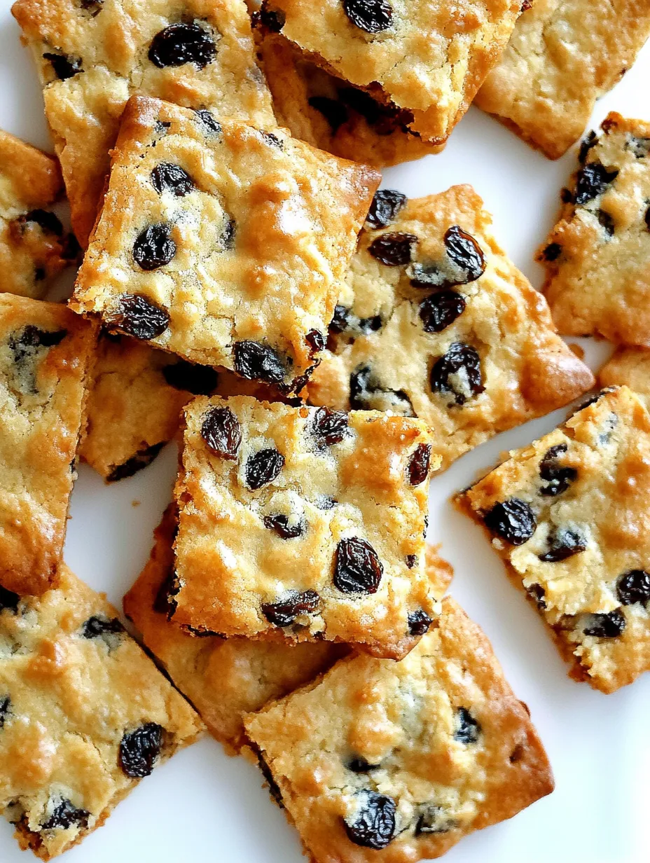 Golden Raisin Biscuit Cookies