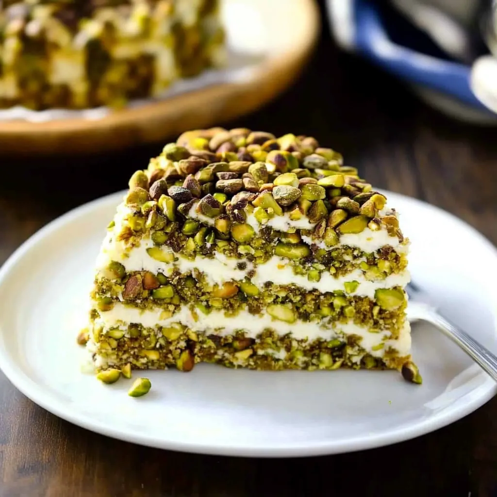 The Best Pistachio Sans Rival