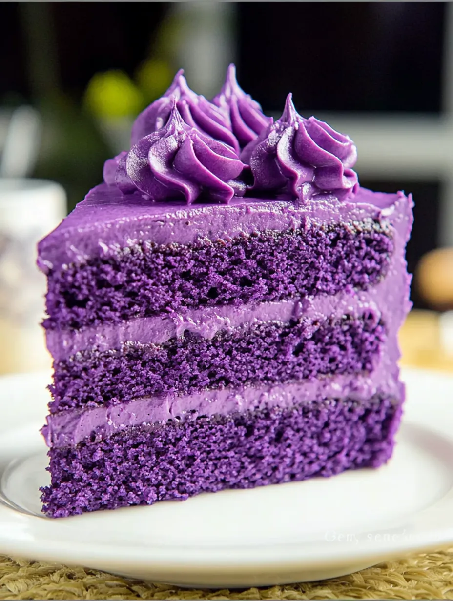 Ube Cake Filipino Purple Yam Cake