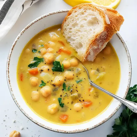 Lemon Chickpea Soup