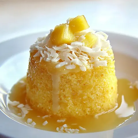 Piña Colada Mug Cake