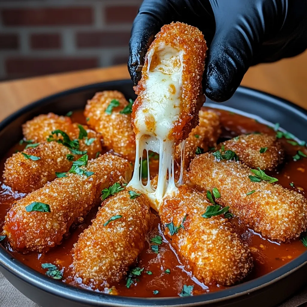 A hand is grabbing a piece of food from a bowl.