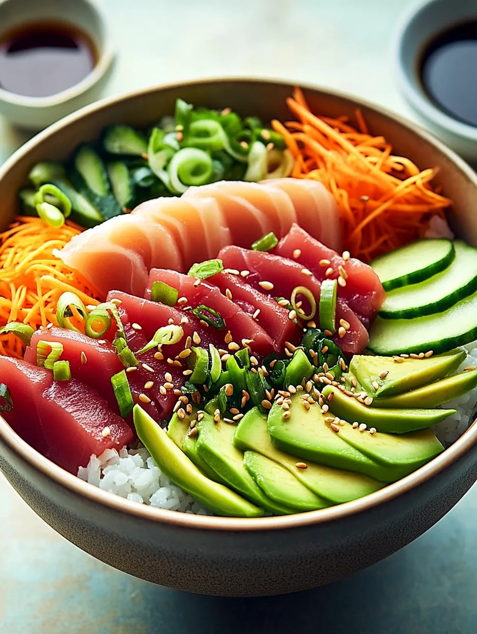 Easy Sushi Bowl with Spicy Mayo, Avocado & Fresh Veggies