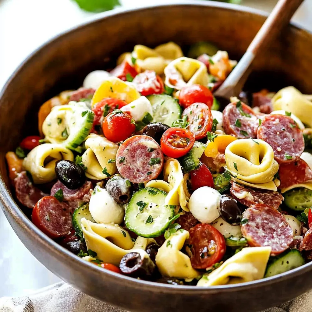 Italian Tortellini Pasta Salad