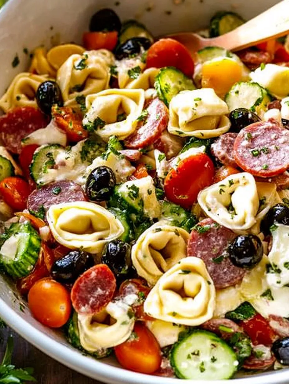 Italian Tortellini Pasta Salad