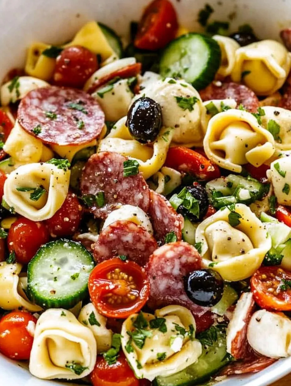 Italian Tortellini Pasta Salad