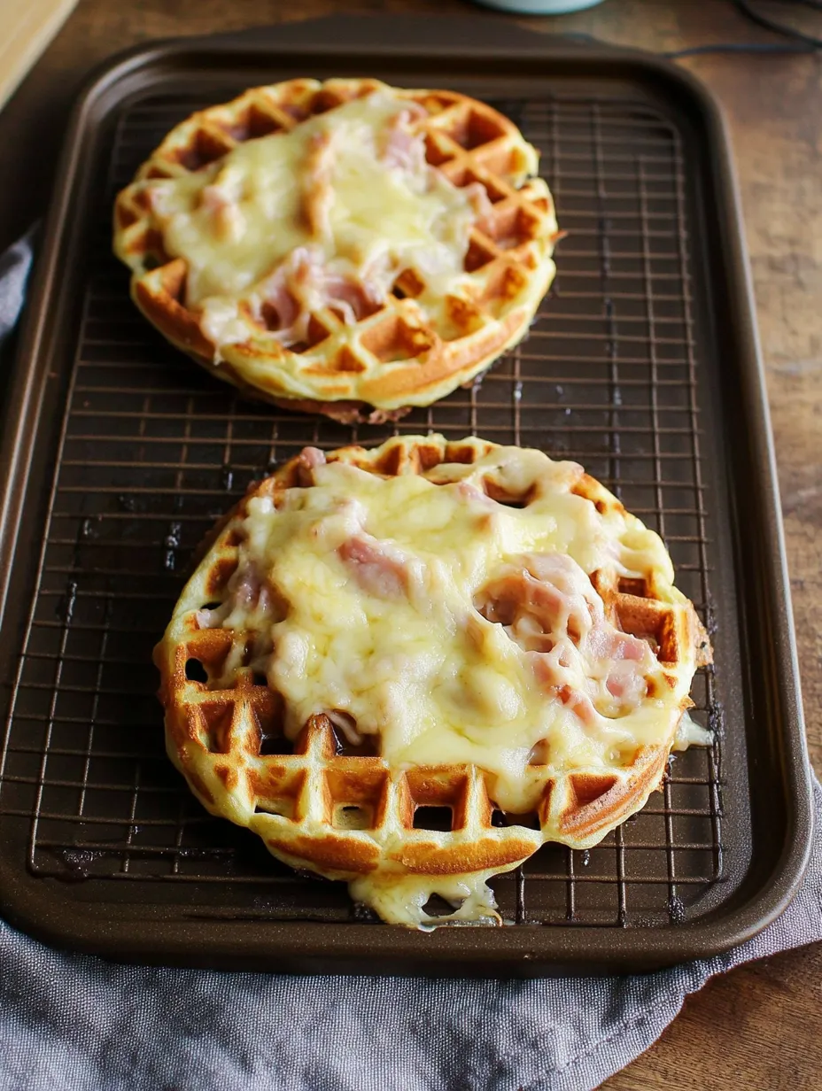Croque Madame Waffles