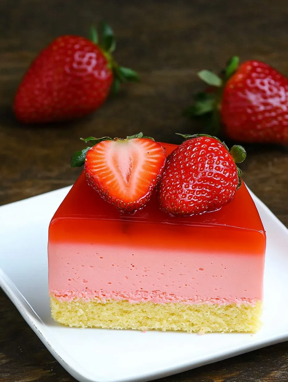 Strawberry Jello Cake