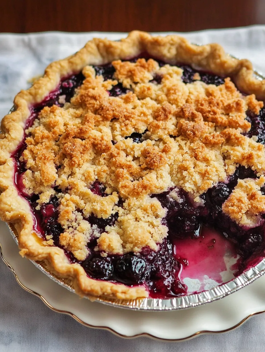 Bumbleberry Crumble Pie