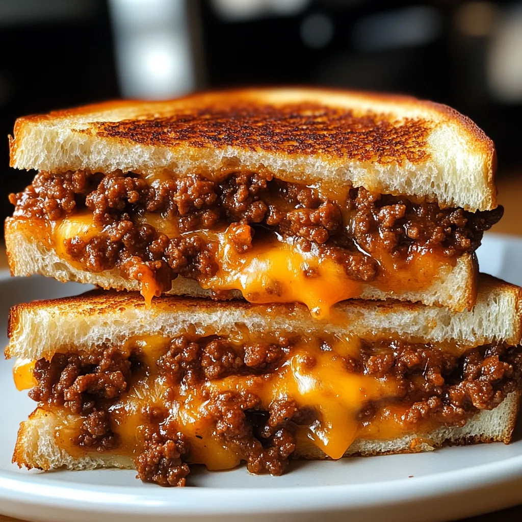 Sloppy Joe Grilled Cheese